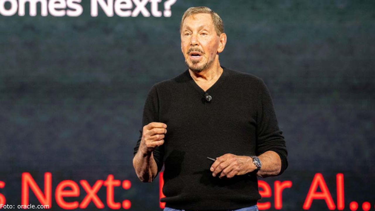 Larry Ellison gana terreno con Oracle e IA, acercándose al título del más rico del mundo.